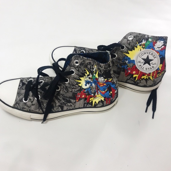 justice league converse shoes